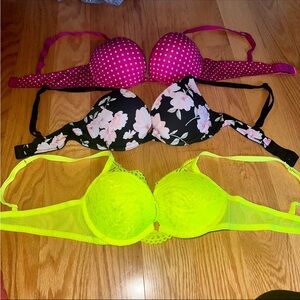 32B bras, set of 5 - Lasenza & Victoria’s Secret PINK women, girls
